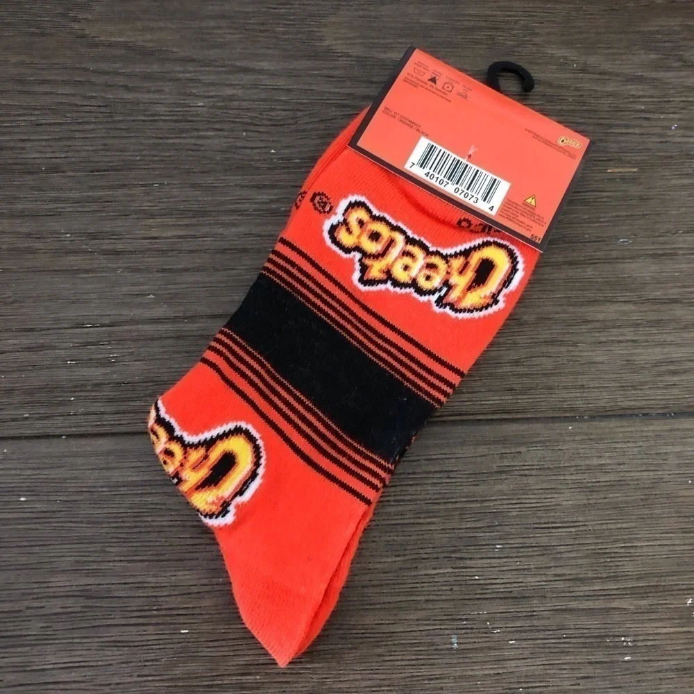 Cheetos Food novelty men’s crew socks